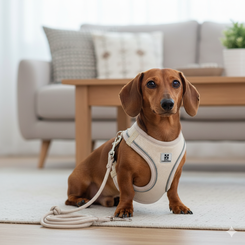 Adjustable Reflective Dog Harness & Leash Set