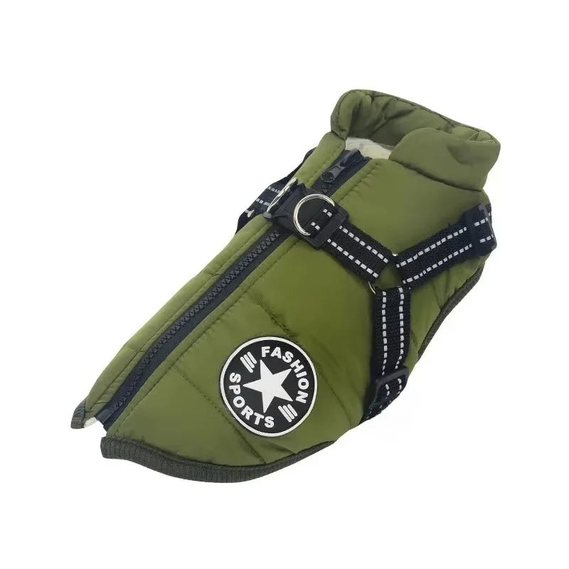 2 in 1 Waterproof Coat & Harness